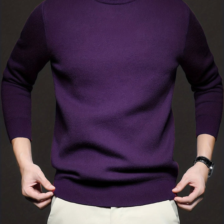 Russell | Refined Mock-Neck Jumper
