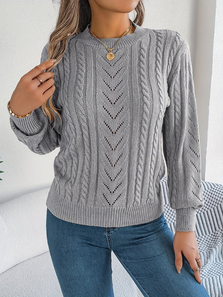 Blythe | Cable-Knit Textured Jumper