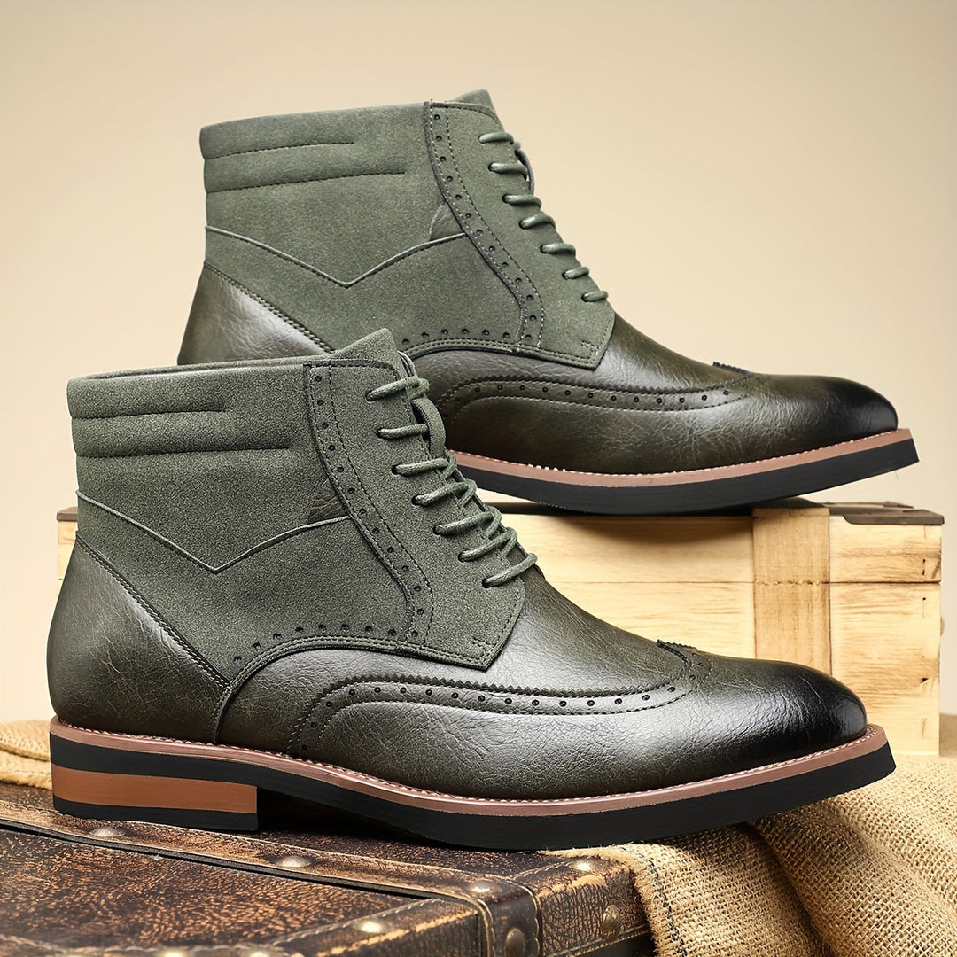 Roland | Classic Wingtip Ankle Boots