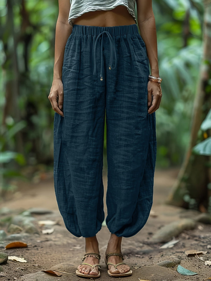 Marjorie | Relaxed Drawstring Lantern Trousers