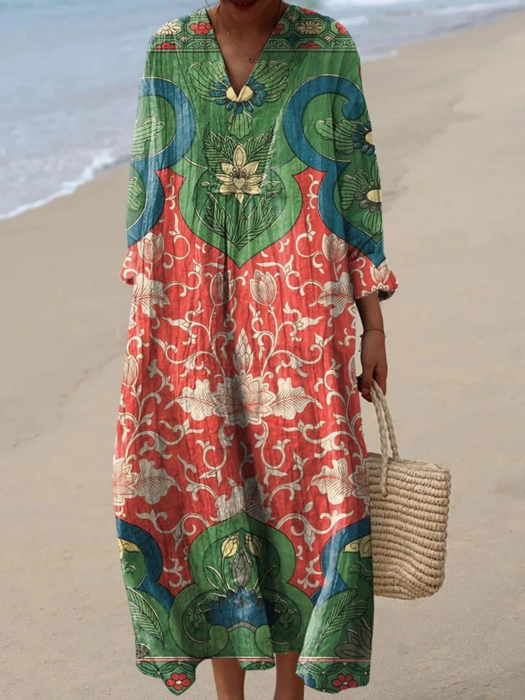 Estelle | Vintage Floral Art Print Dress