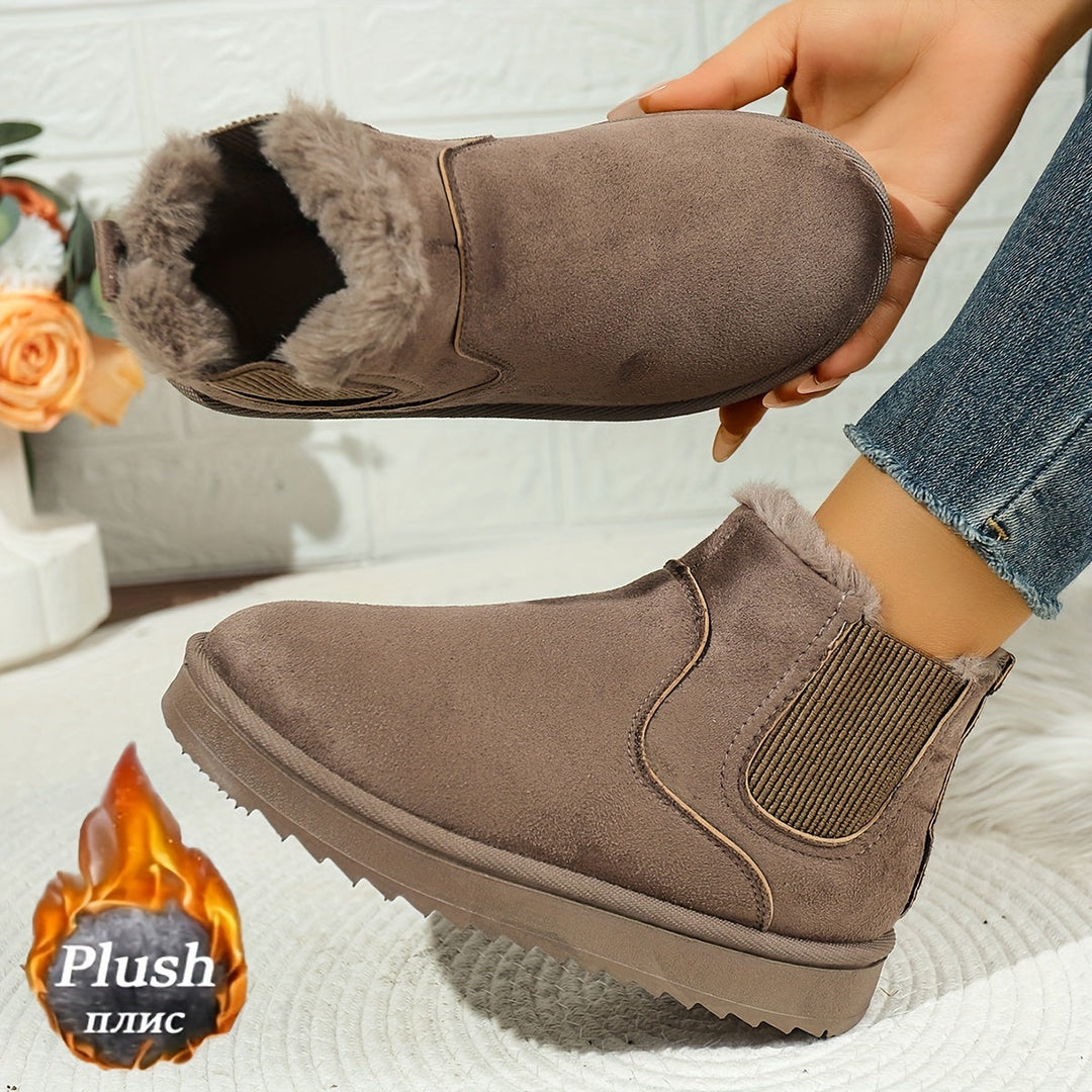 Adrienne | Cozy Platform Ankle Boots