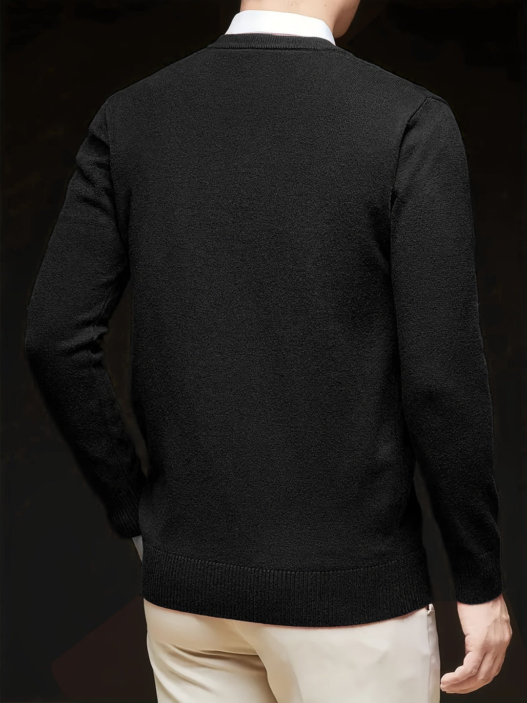 Hugh | Refined V-Neck Jumper