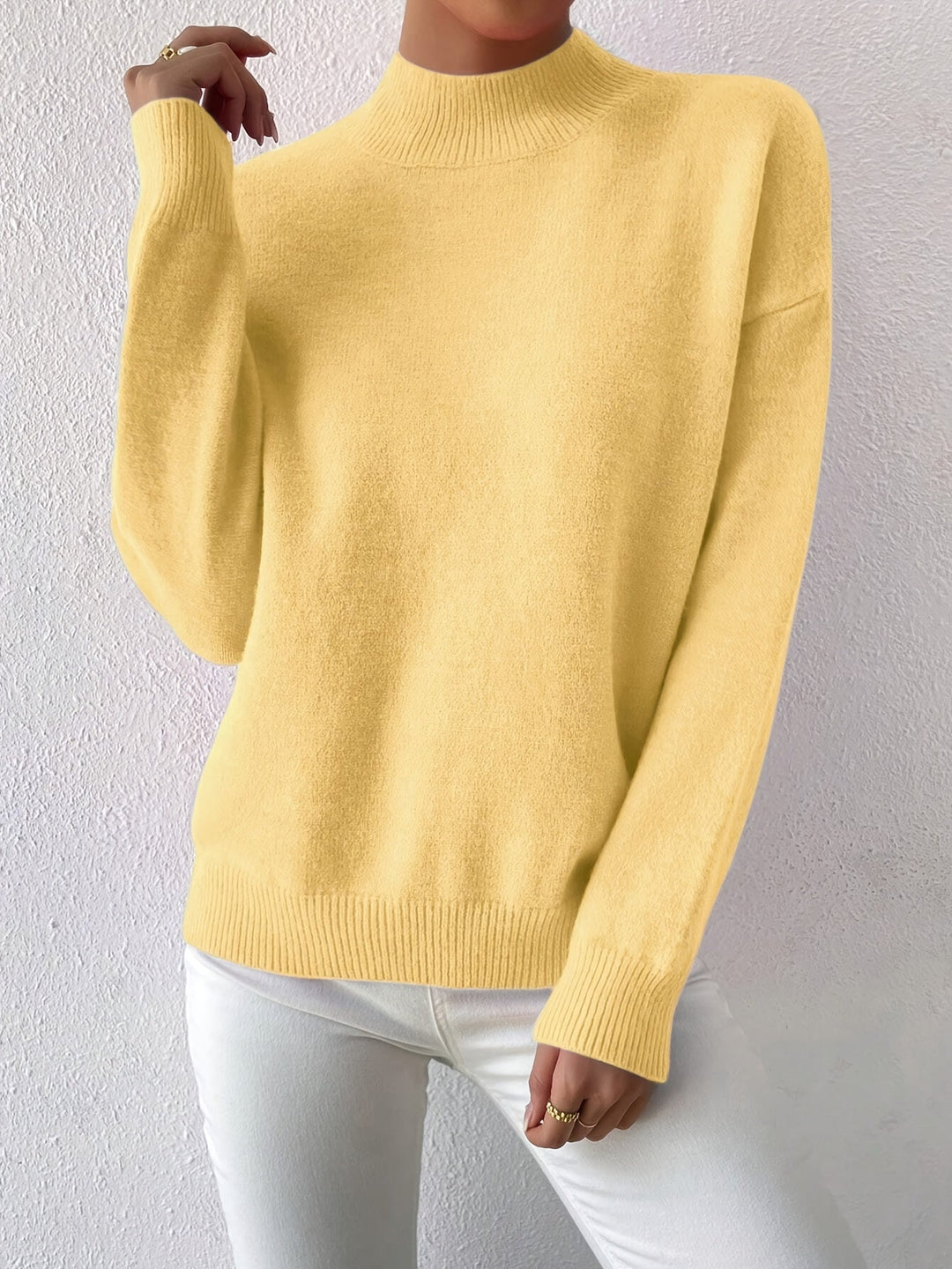 Lorelei | Refined Mock Neck Jumper