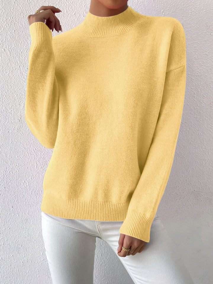 Lorelei | Refined Mock Neck Jumper