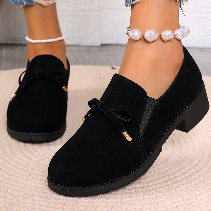 Nadia | Bow-Detail Slip-On Loafers