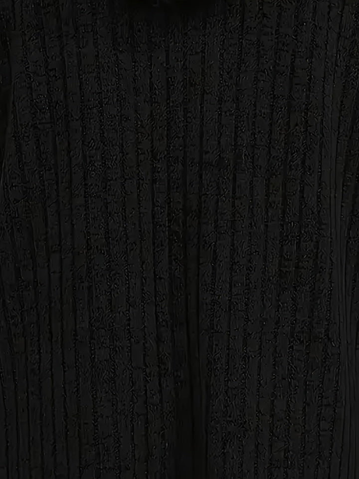 Cecilia | Textured Colour-Block Hooded Jacket