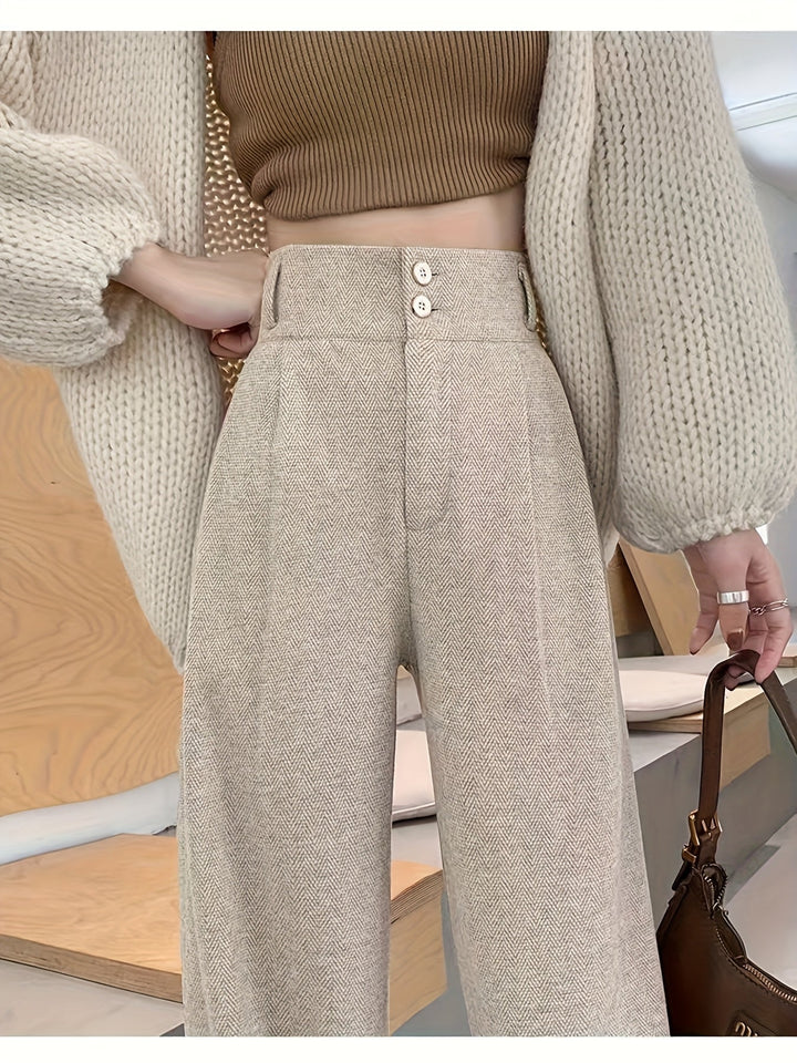 Clementine | High-Waisted Wide-Leg Trousers