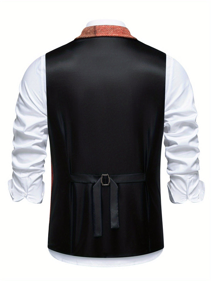 Tobias | Patchwork Tailored Waistcoat