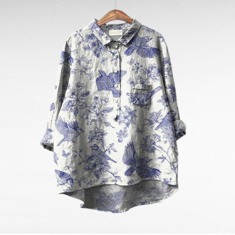 Leslie | Stylish Multicolour Floral Blouse