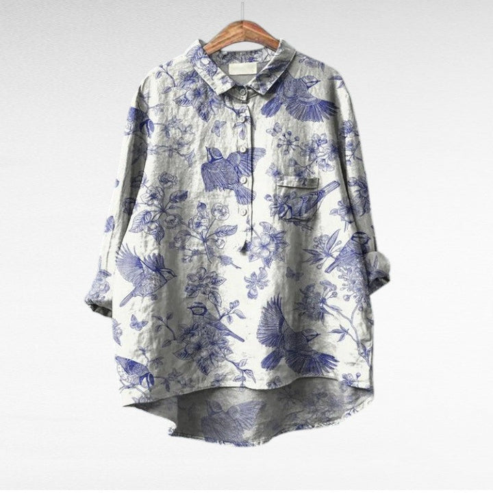 Leslie | Stylish Multicolour Floral Blouse