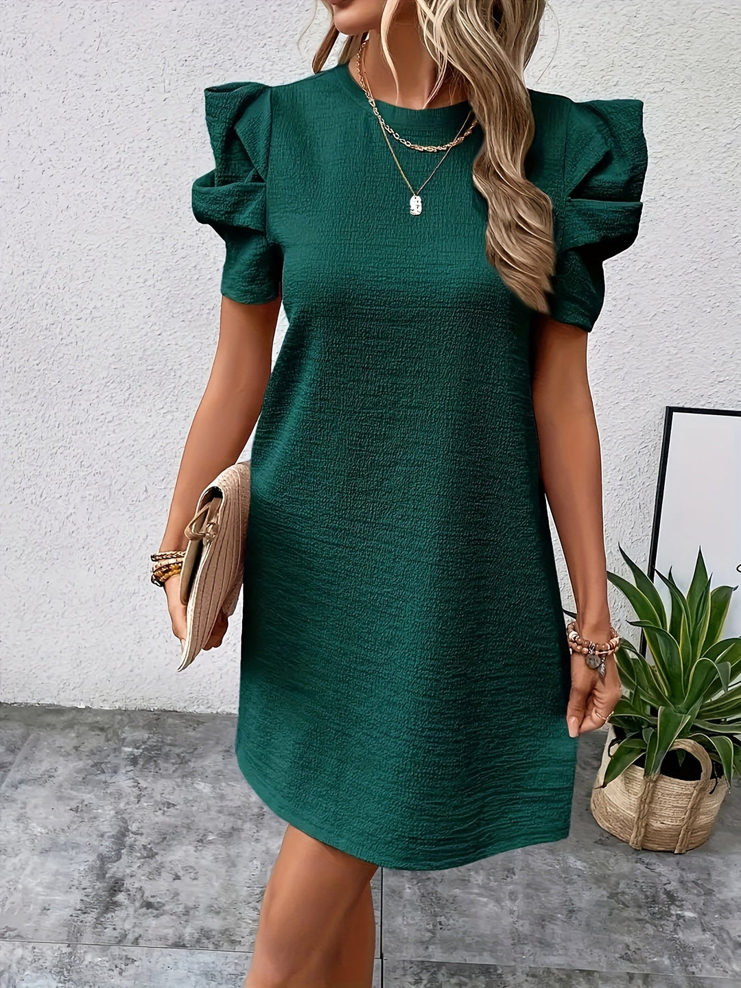 Lorelei | Puff-Sleeve Shift Dress