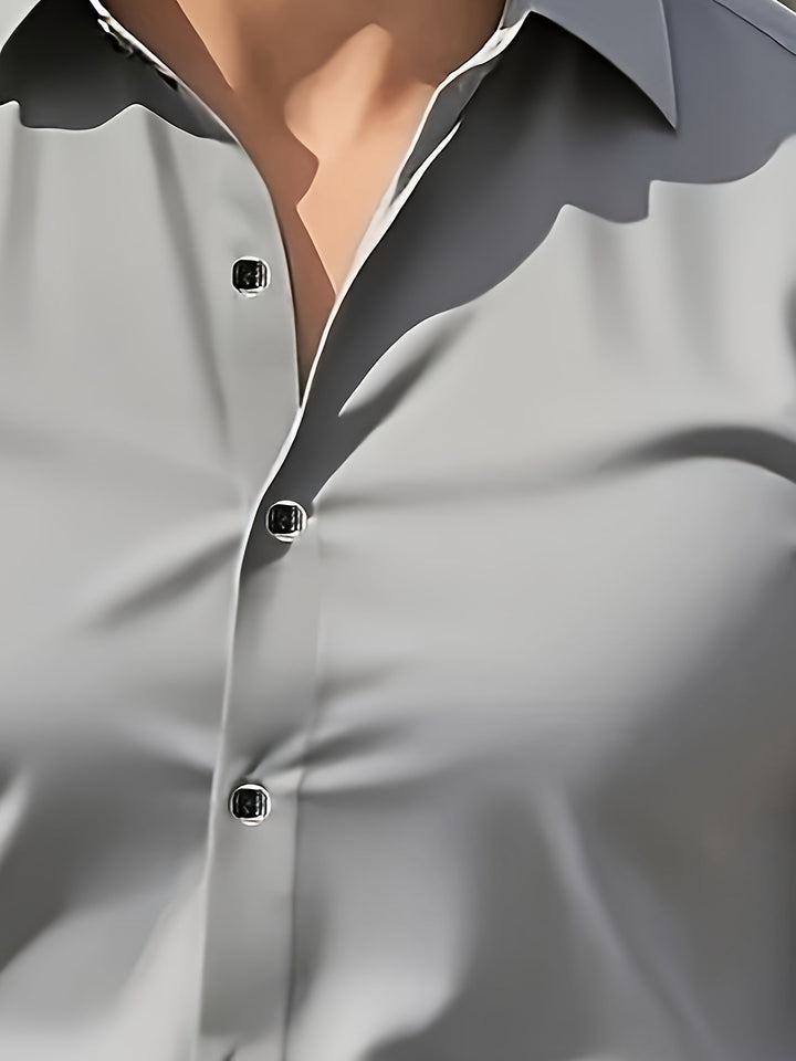 Graham | Tailored Long-Sleeve Button-Up Shirt
