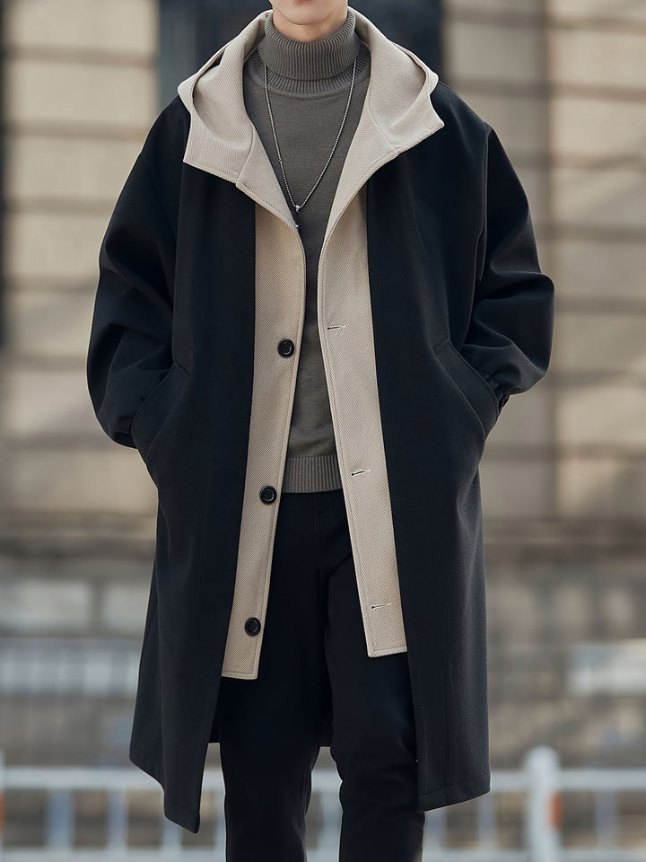 Harrison | Refined Hooded Longline Coat
