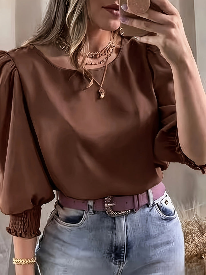 Ellen | Puff-Sleeve Blouse