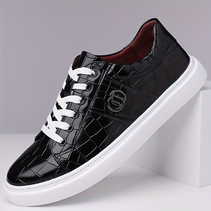 Bruno | Refined Textured Sneakers