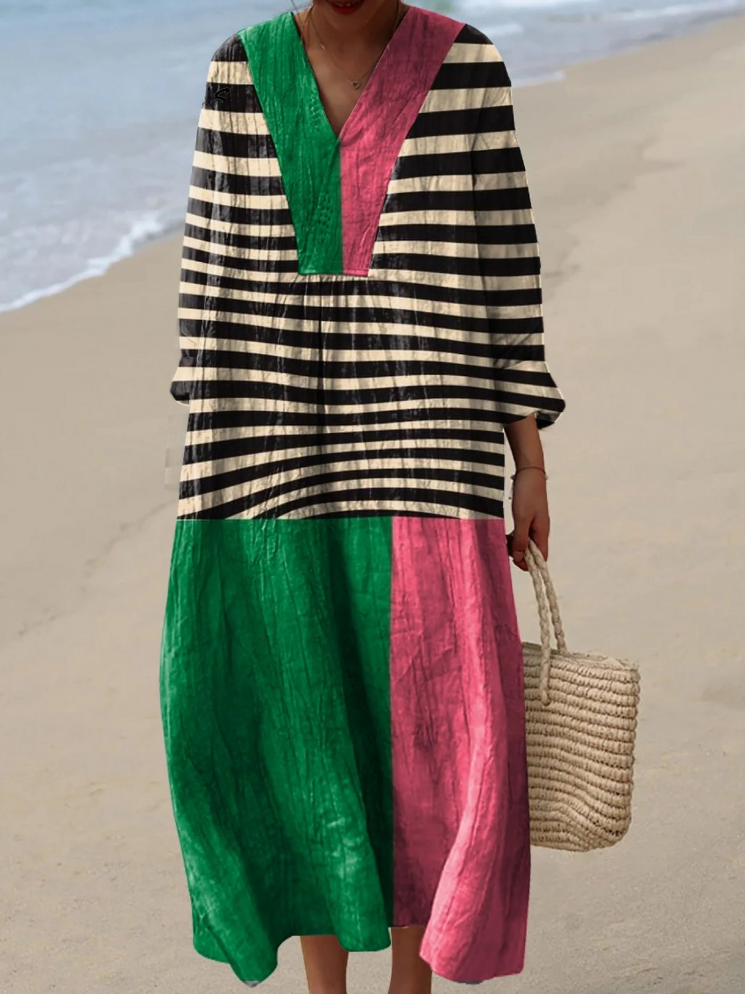 Emmeline | Stylish Geometric Art Print Dress