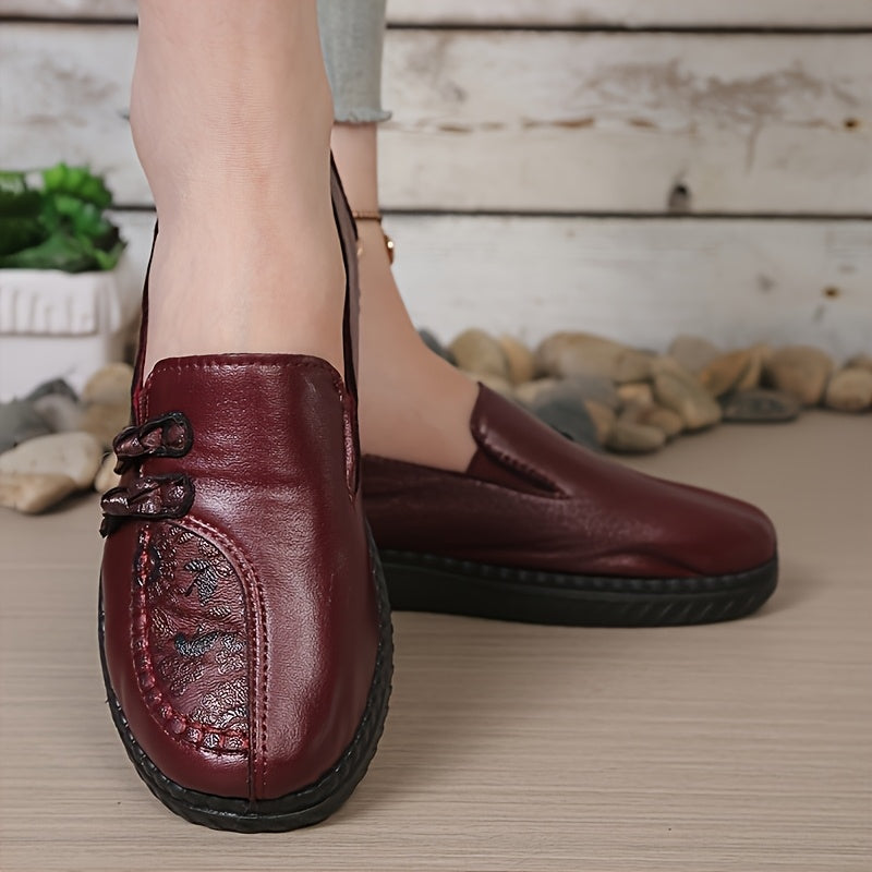 Geraldine | Cushioned Slip-On Loafers