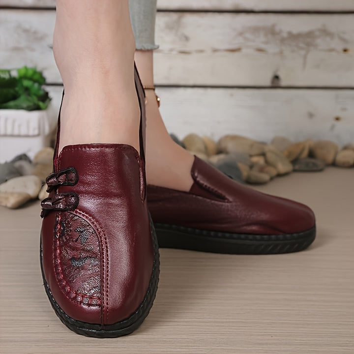 Geraldine | Cushioned Slip-On Loafers