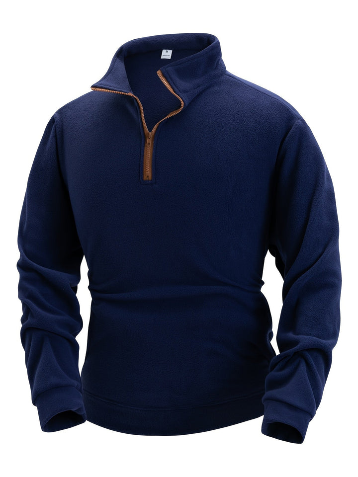 Colton | Stand-Collar Half-Zip Pullover