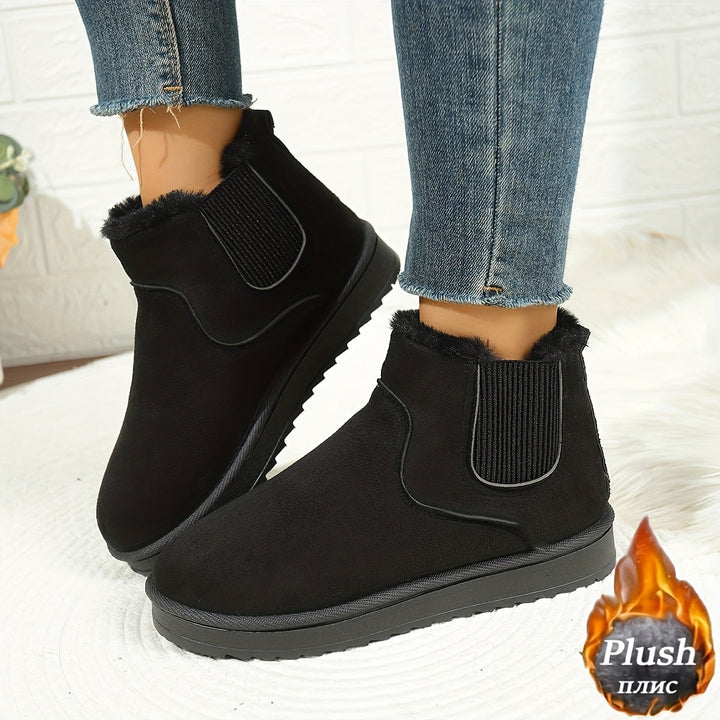 Adrienne | Cozy Platform Ankle Boots