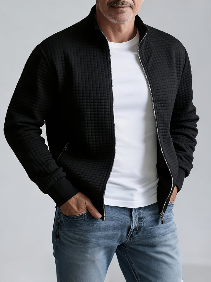 Sullivan | Textured Stand-Collar Jacket