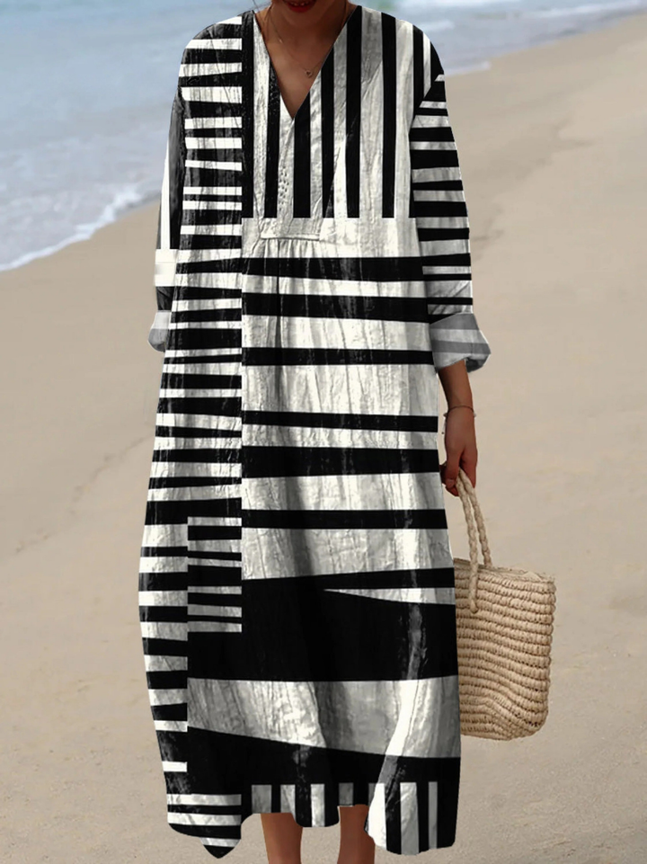 Rosalind | Stylish Abstract Pattern Dress