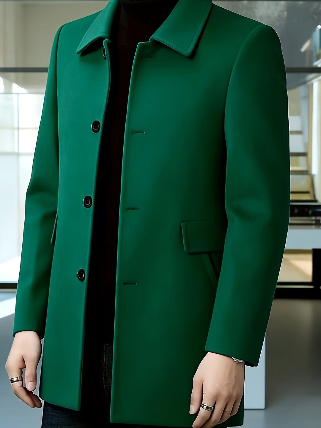 Gerard | Refined Single-Breasted Overcoat