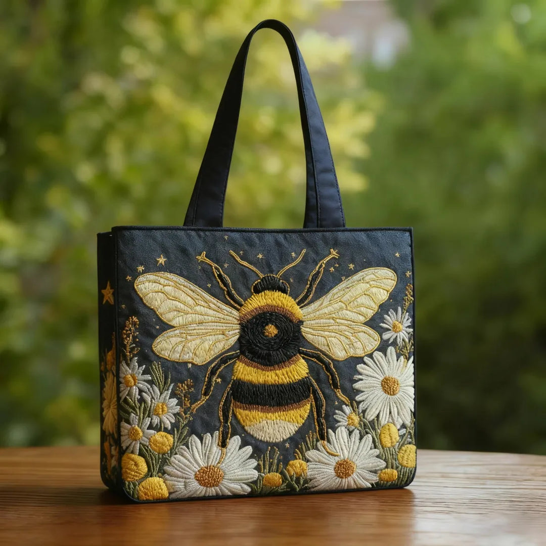 Cynthia | Stylish Bee Art Tote Bag