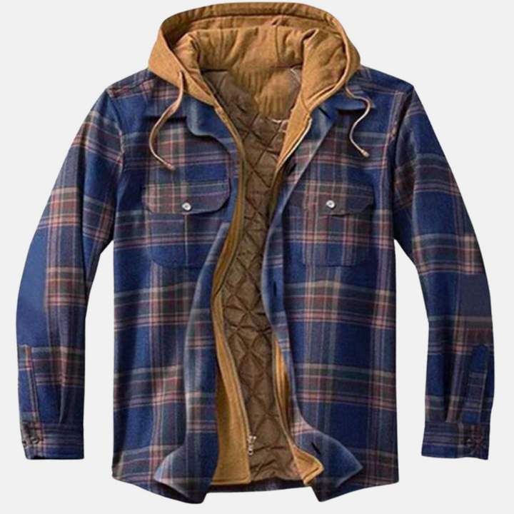 Rhett | Rugged Hooded Plaid Jacket