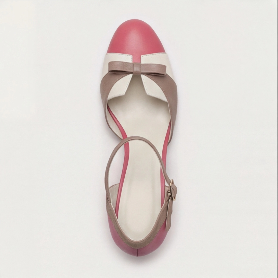Alana | Comfortable Color Block Heels