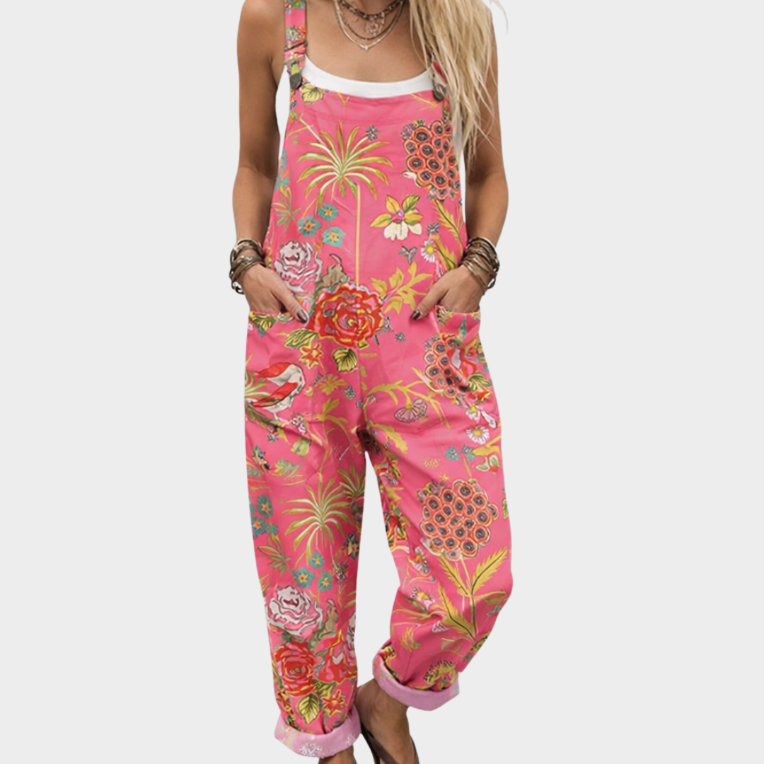 Janet | Artistic Design Comfortable Jumpsuit