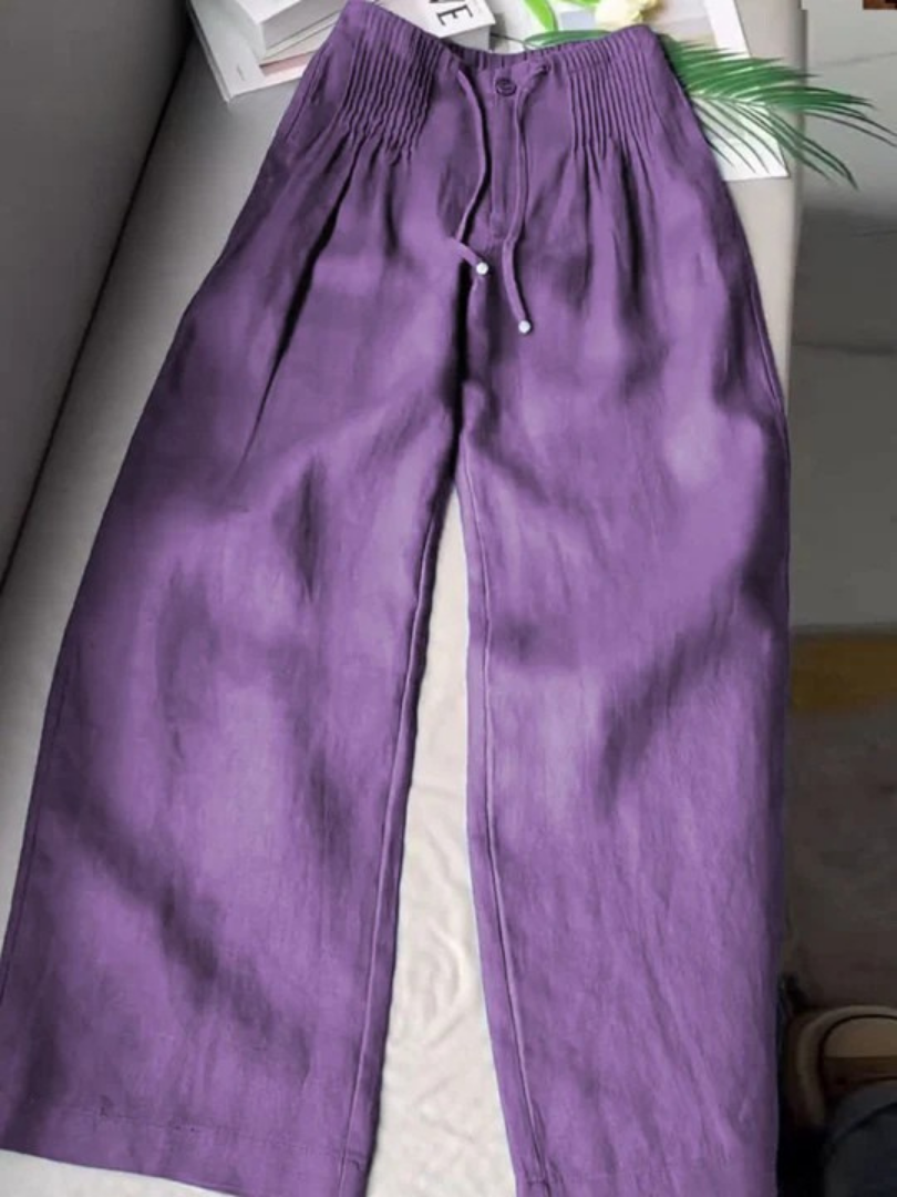 Camilla | Elegant Wide Leg Lace Trousers