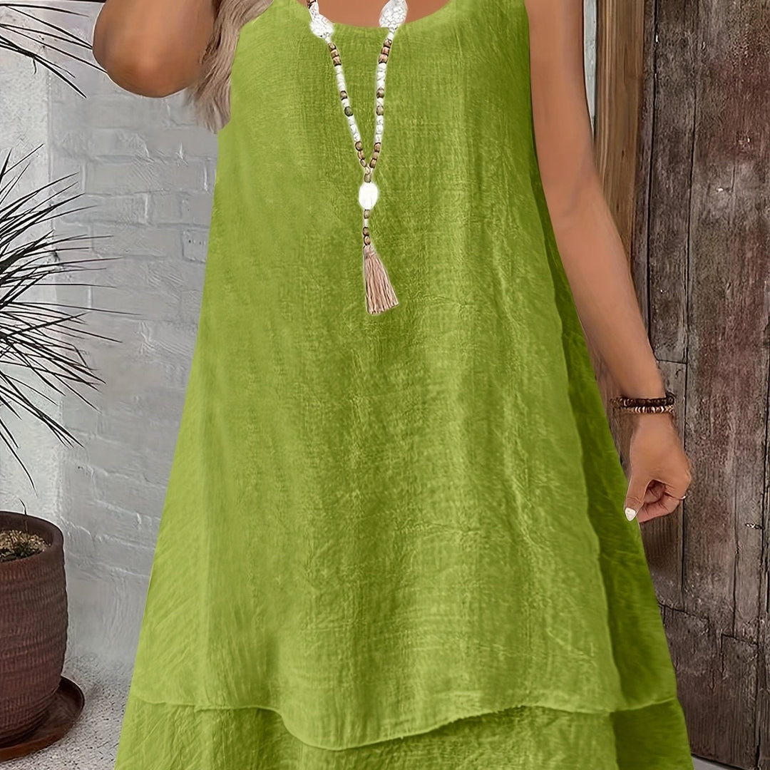 Elise | Flowing Sleeveless Summer Dress