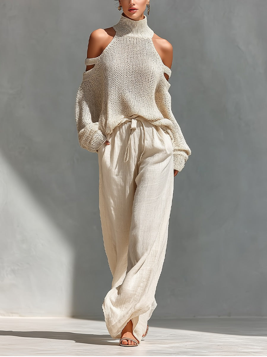 Larissa | Cold-Shoulder Two-Piece Set