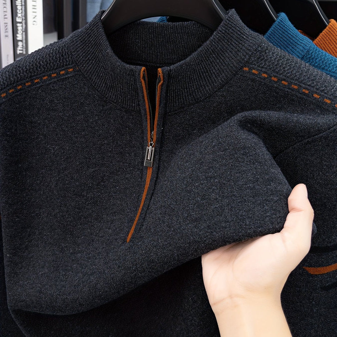 Daniel | Half-Zip Knit Jumper