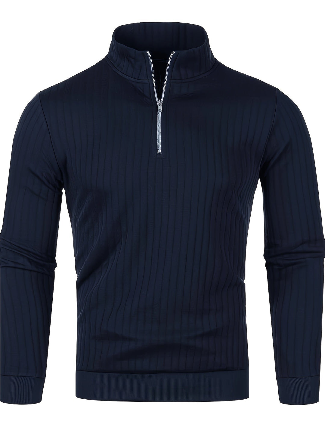 Thatcher | Ribbed Quarter-Zip Jumper