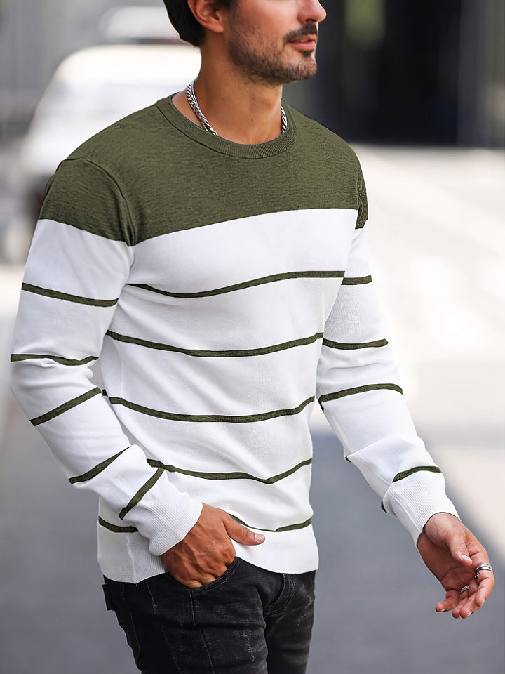 Henry | Striped Crew Neck Jumper