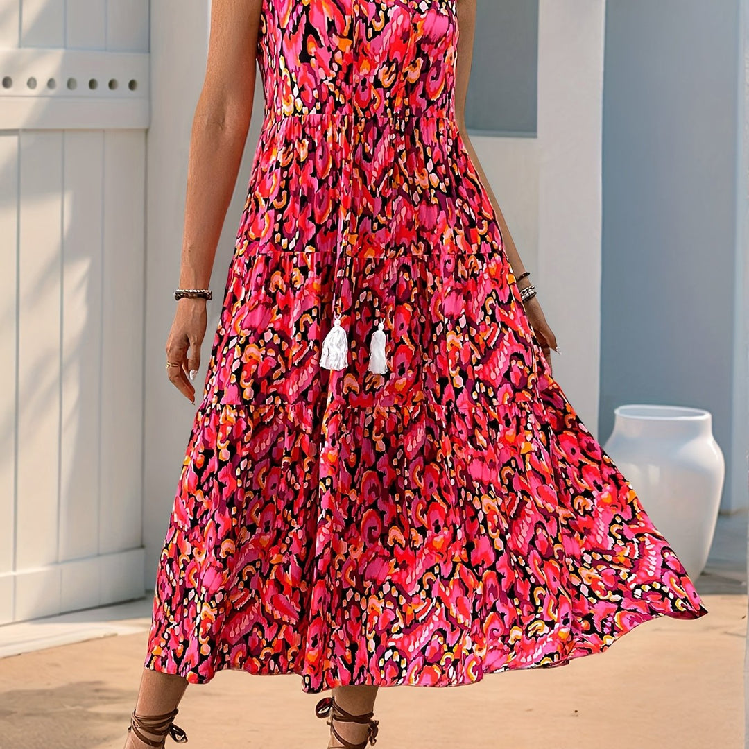 Delia | Flowing Bohemian Maxi Dress