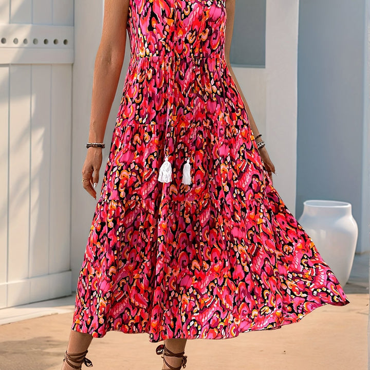 Delia | Flowing Bohemian Maxi Dress