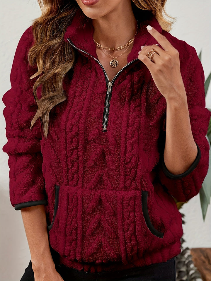 Delilah | Cozy Half-Zip Pullover