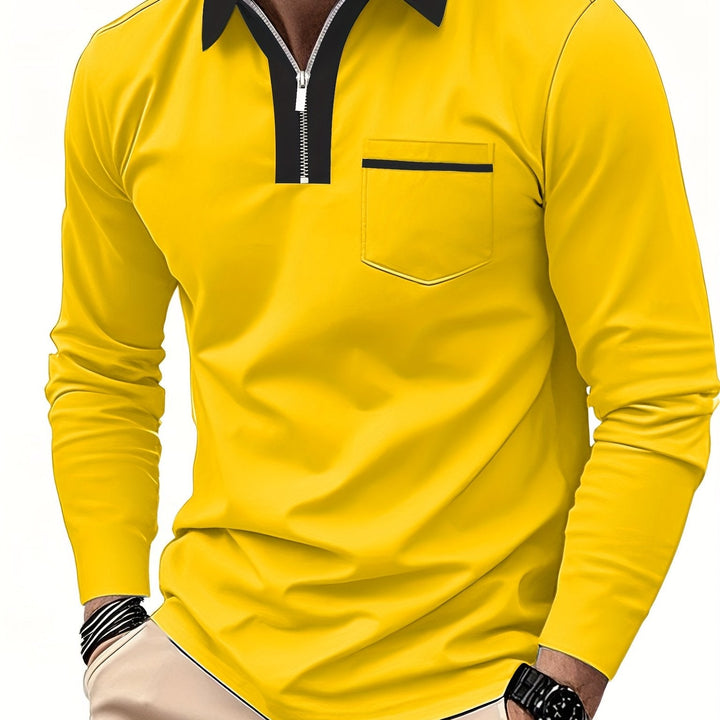 Curtis | Refined Zip-Collar Polo Shirt