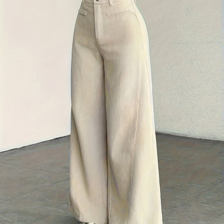 Kimberly | High-Waisted Wide-Leg Trousers