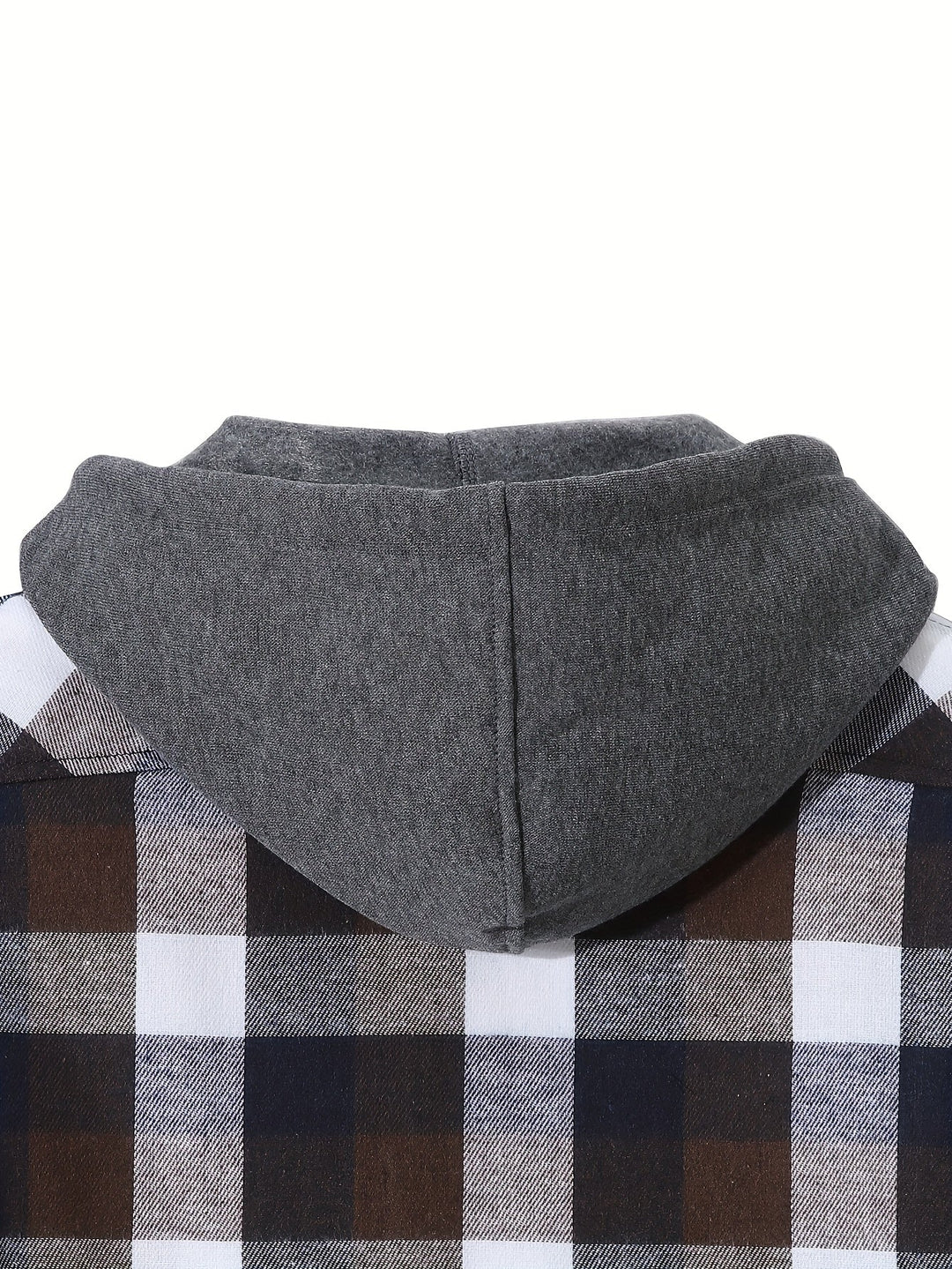 Braxton | Checked Hooded Shirt