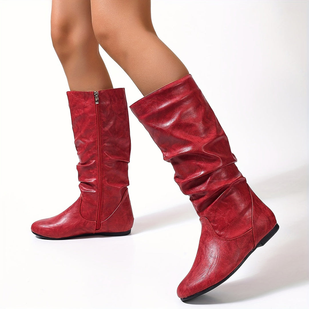Maureen | Slouched Mid-Calf Boots