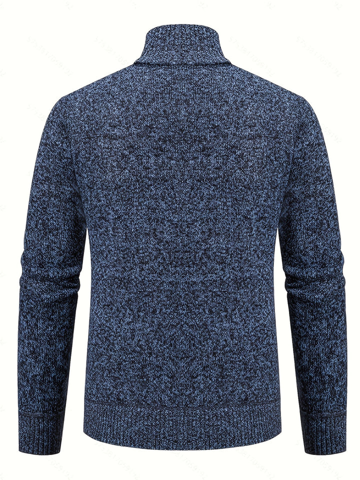 Walter | Textured Full-Zip Cardigan