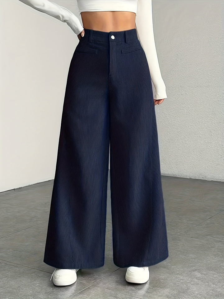 Kimberly | High-Waisted Wide-Leg Trousers