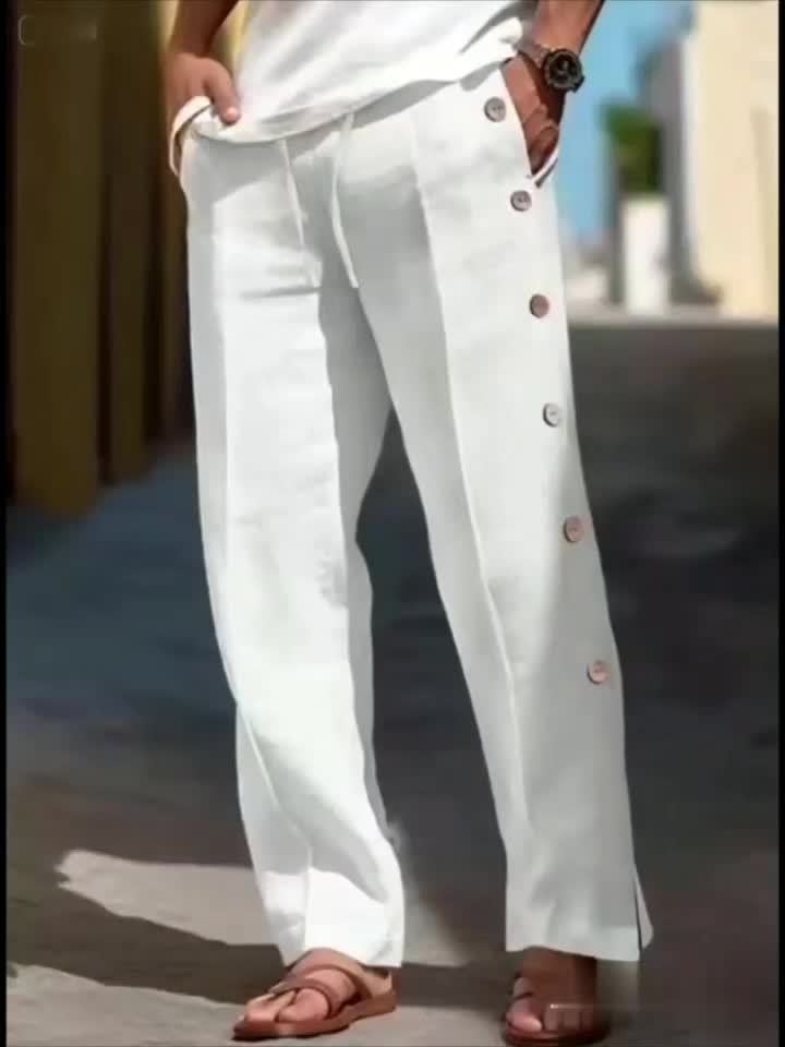Damien | Relaxed Straight-Leg Trousers