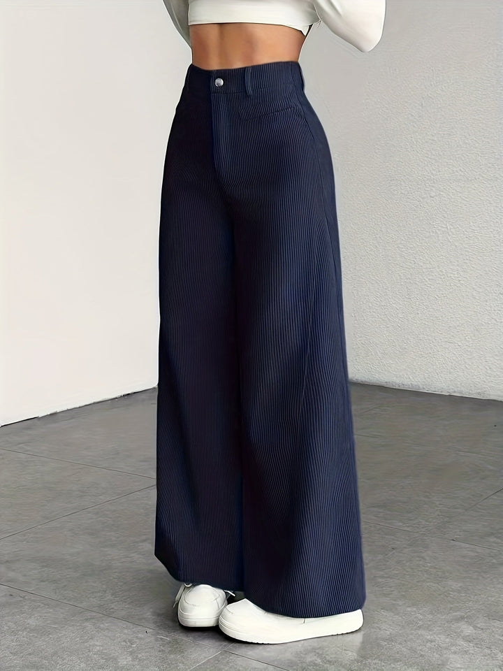 Kimberly | High-Waisted Wide-Leg Trousers