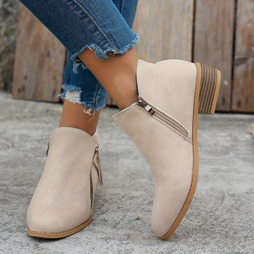 Bianca | Everyday Side-Zip Ankle Boots